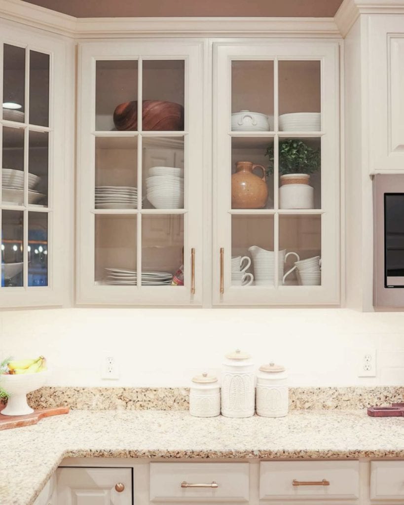 Cabinets painted using Renner 2k cabinet coatings