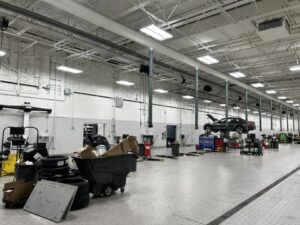 commercial painting service project