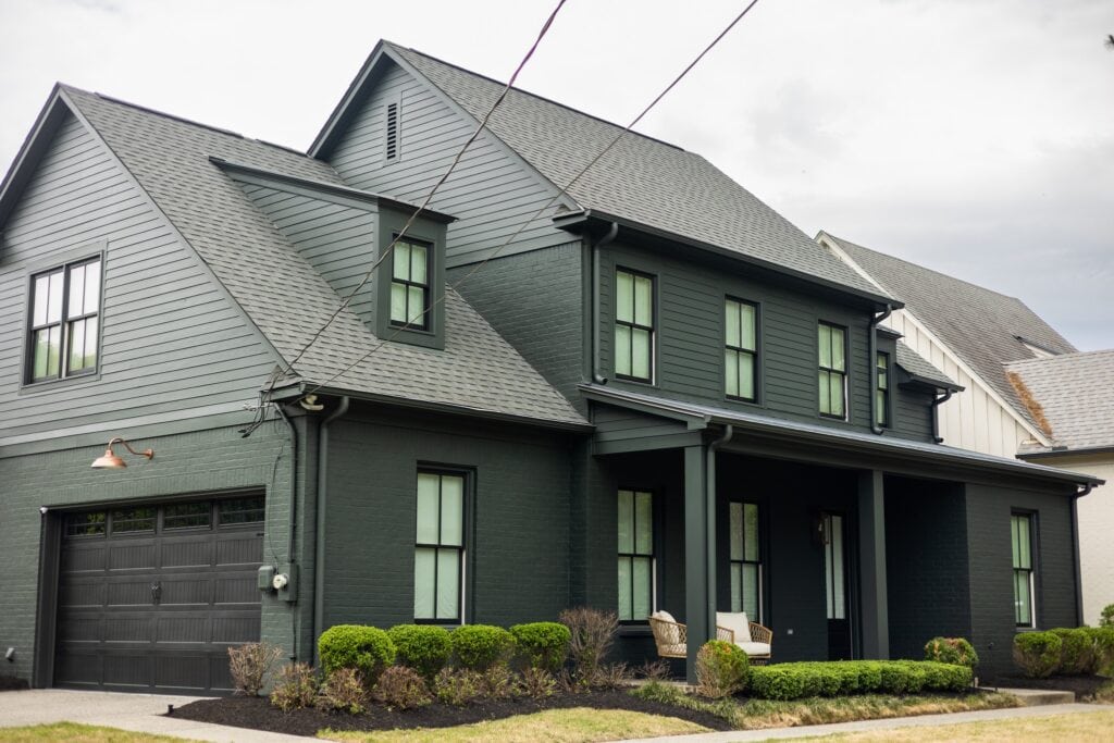 dark painted exterior add value 