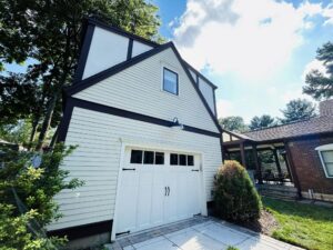Benjamin Moore Ext Flat tudor brown hc-185